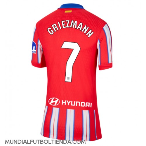 Camiseta Atletico Madrid Antoine Griezmann #7 Primera Equipación Replica 2024-25 para mujer mangas cortas